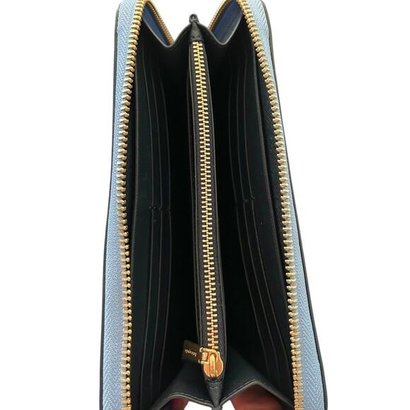 Kate Spade New York Morgan Zip Around Continental Wallet Kingfisher Blue - Picture 7 of 7